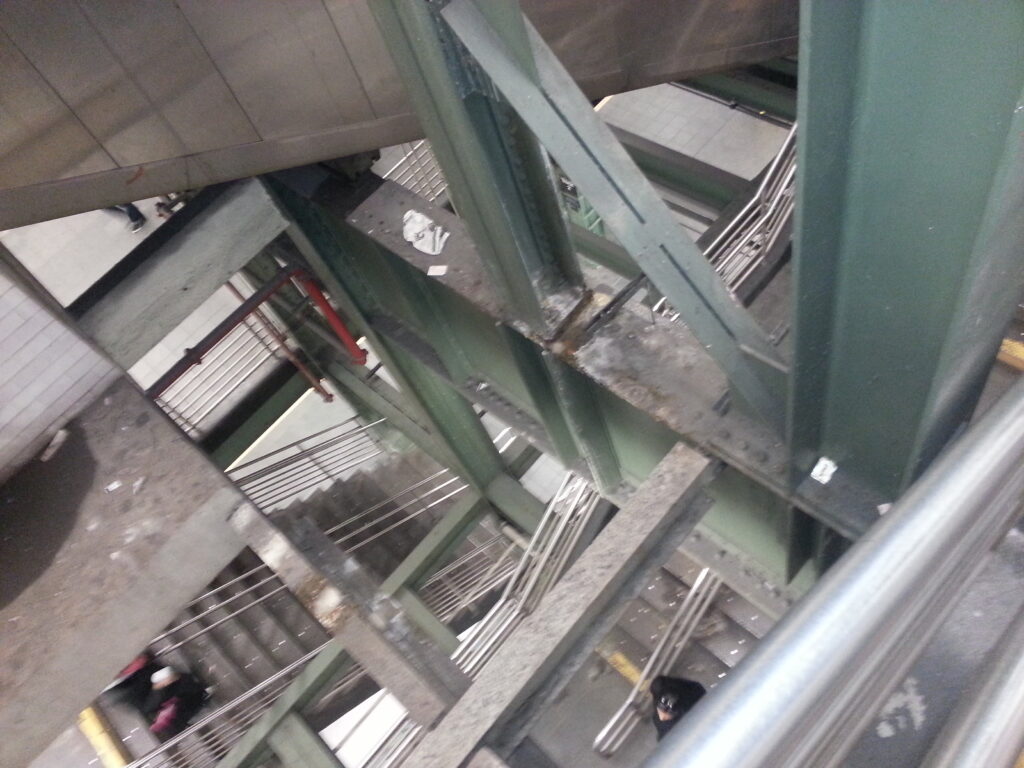 Recent photo of train station gives impression of labyrinthine depths